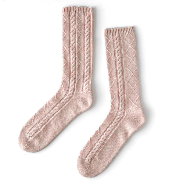 Diamond Cashmere Socks