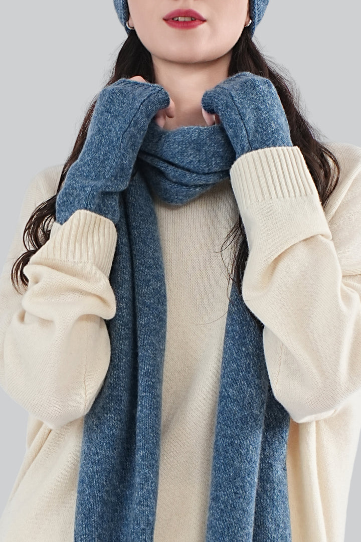 Women’s 100% Cashmere Fingerless Gloves