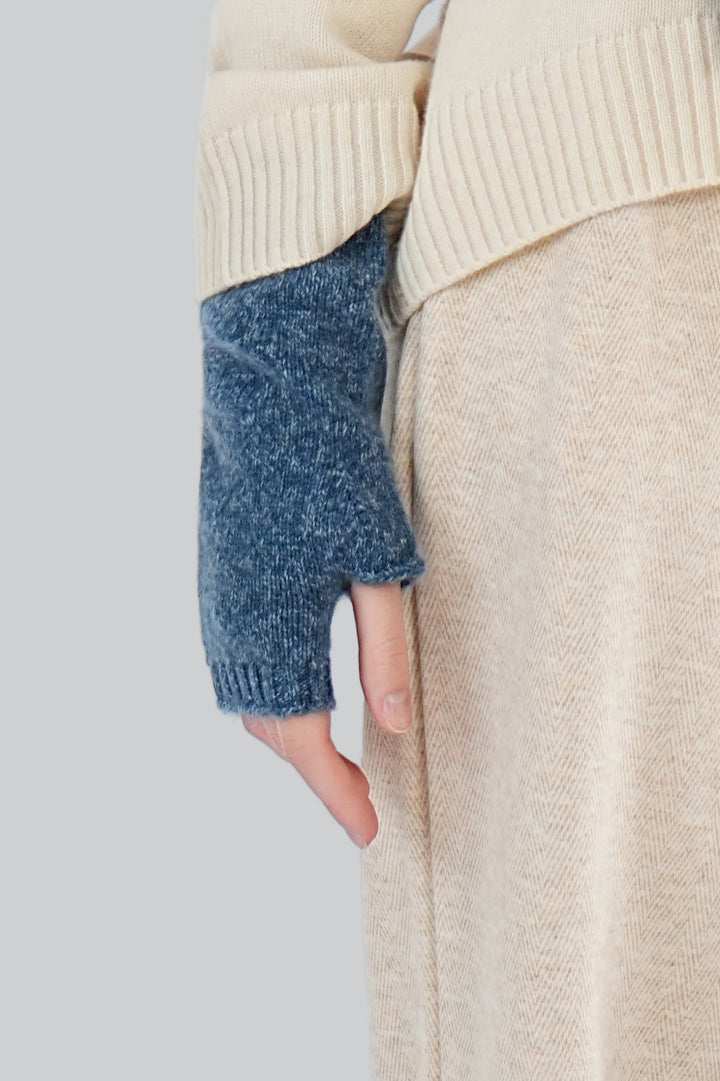 Women’s 100% Cashmere Fingerless Gloves