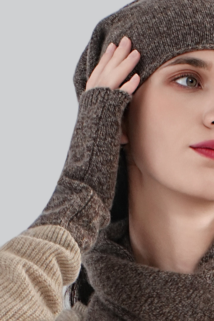 Women’s 100% Cashmere Fingerless Gloves